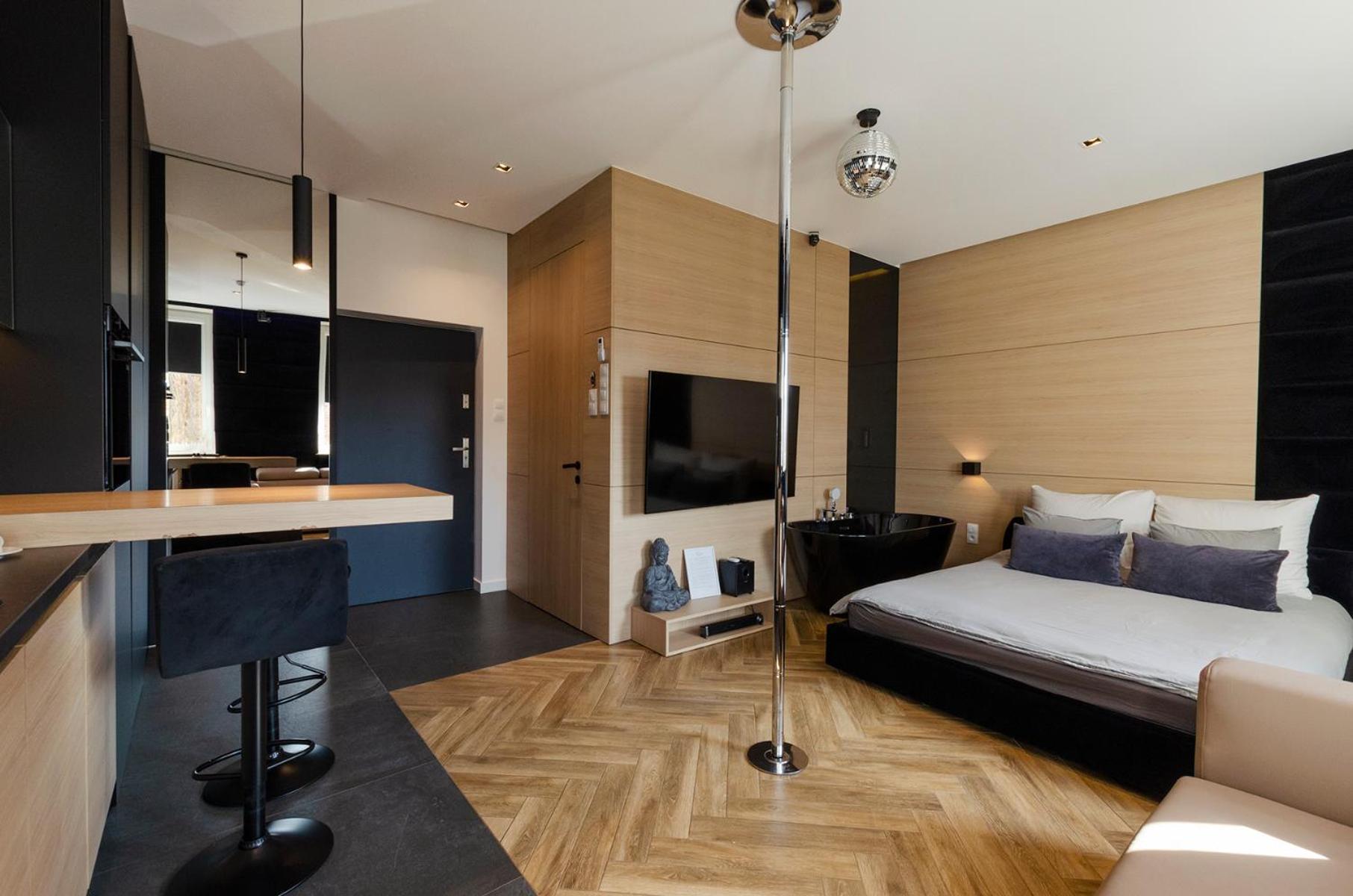 Apartment Lupoapartments Z Klimatyzacja Do Wyboru Z Jacuzzi Pole Dance Parking Dostep Na Kod Lodz (Lodz)